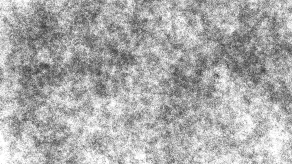 A cloud of grey dots on a grey canvas.